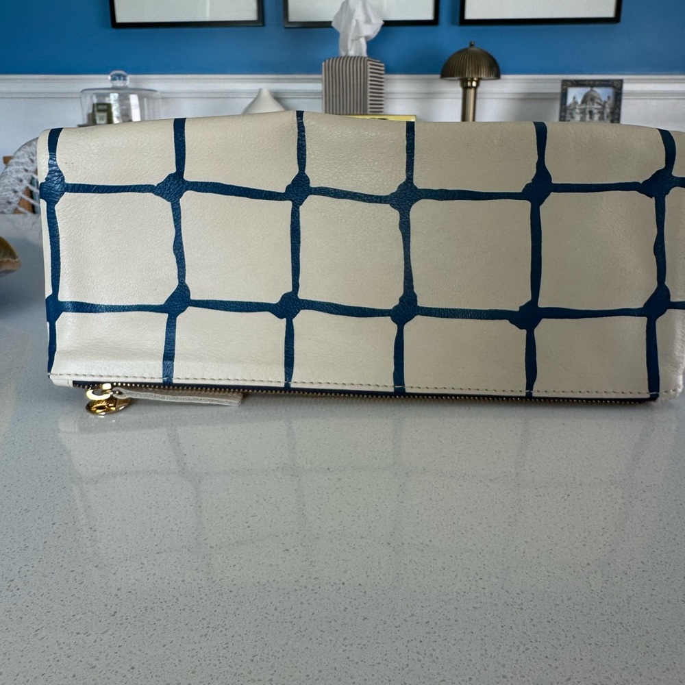 Clare V. White Foldover Clutch